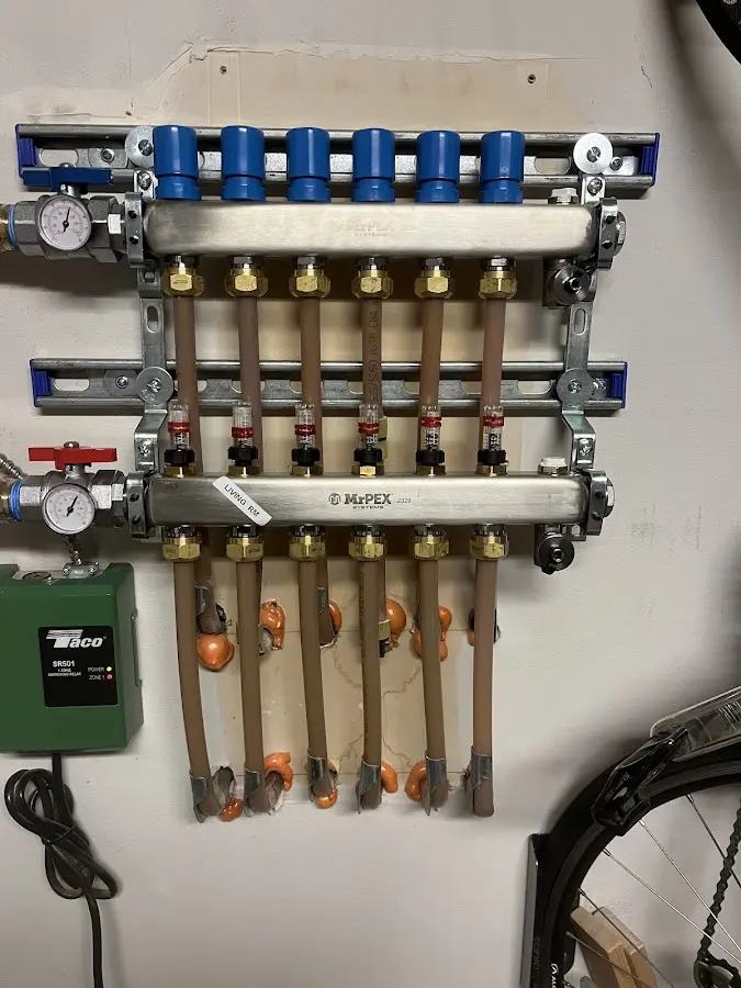 Plumber performing Gas Leak Detection at a residential property in Rockwood